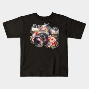 Vintage Retro Camera Kids T-Shirt